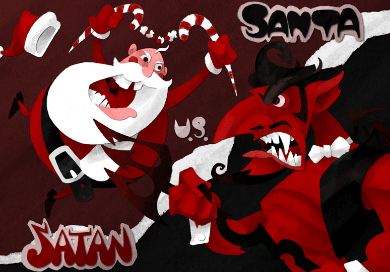 Santa Vs Satan