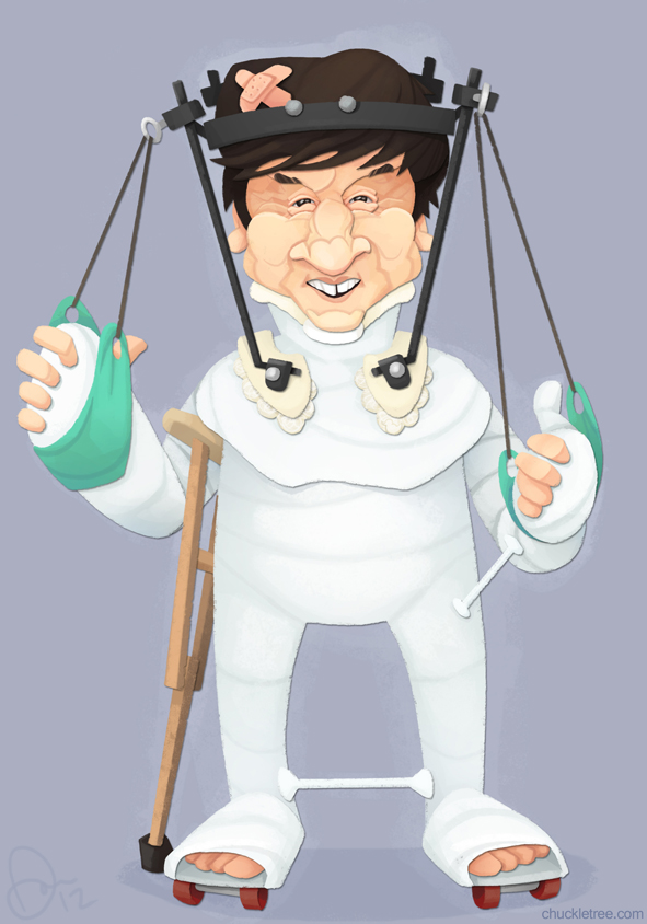 Jackie Chan in Traction