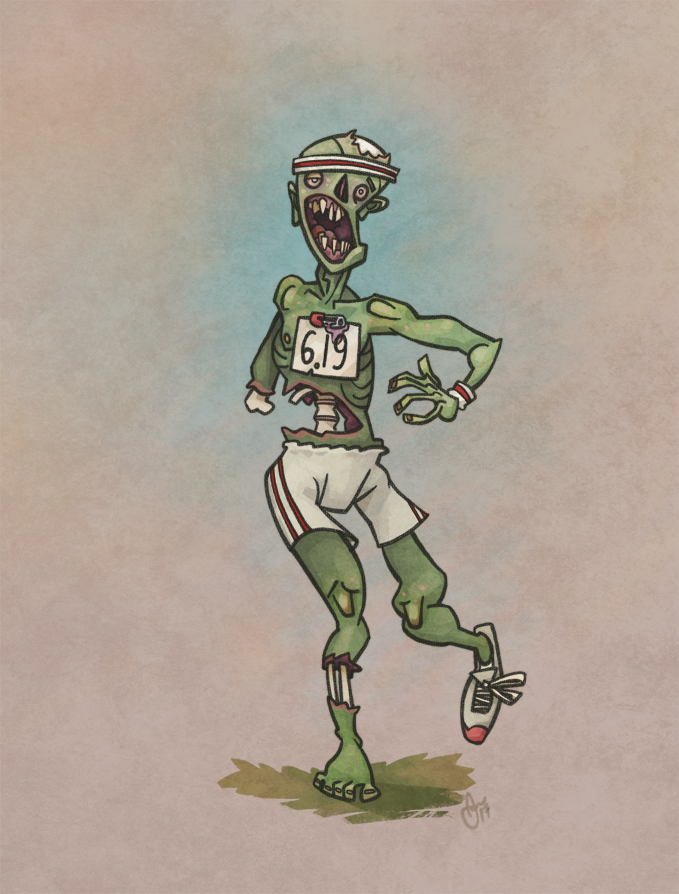 Zombie Marathon Runner