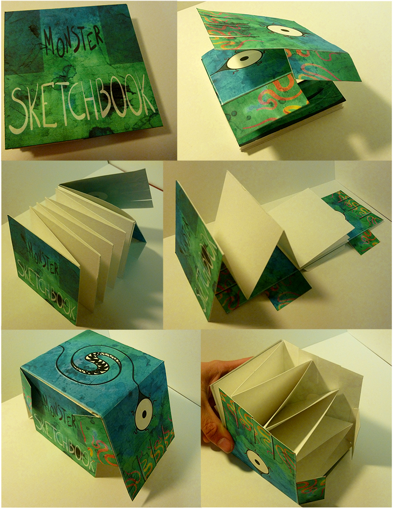 Carnet PaperToy Monstre V2