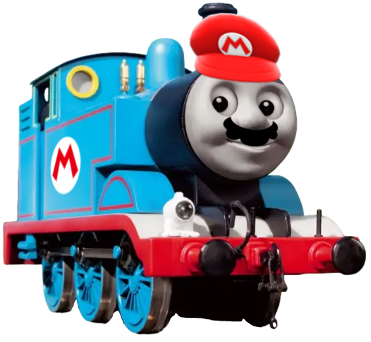 Mario Percy Thomas And Percy As Mario And Luigi PNG by tommyleethecoolkid on DeviantArt