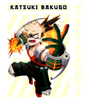 Katsuki Bakugo Design 3