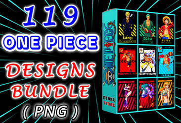 119 One Piece Designs Bundle ( POD )