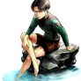 Levi Ackerman (Underwater) render