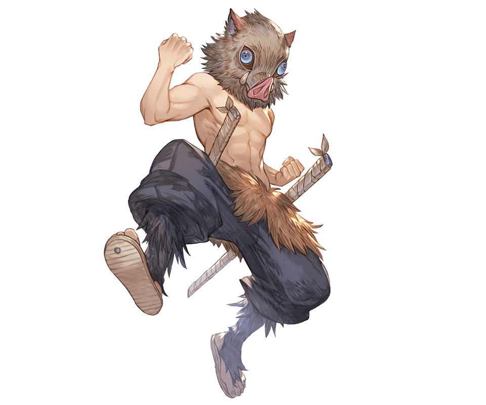 Inosuke Hashibira Render by Otaku-Zonee on DeviantArt