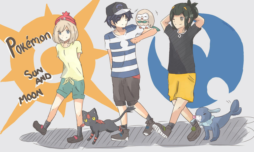 Pokemon Sun and Moon by Sapphire240400 on DeviantArt