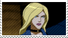 YJ Black Canary stamp by AnaFrost