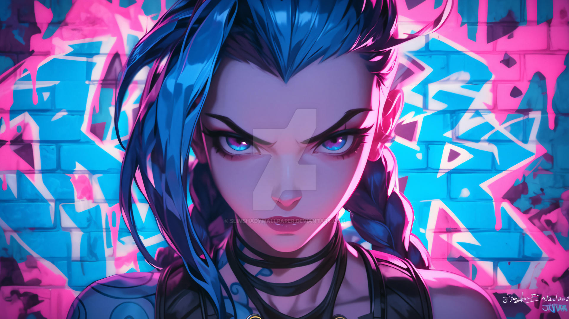 Jinx,Graffiti by SlimShadyWallpaper on DeviantArt