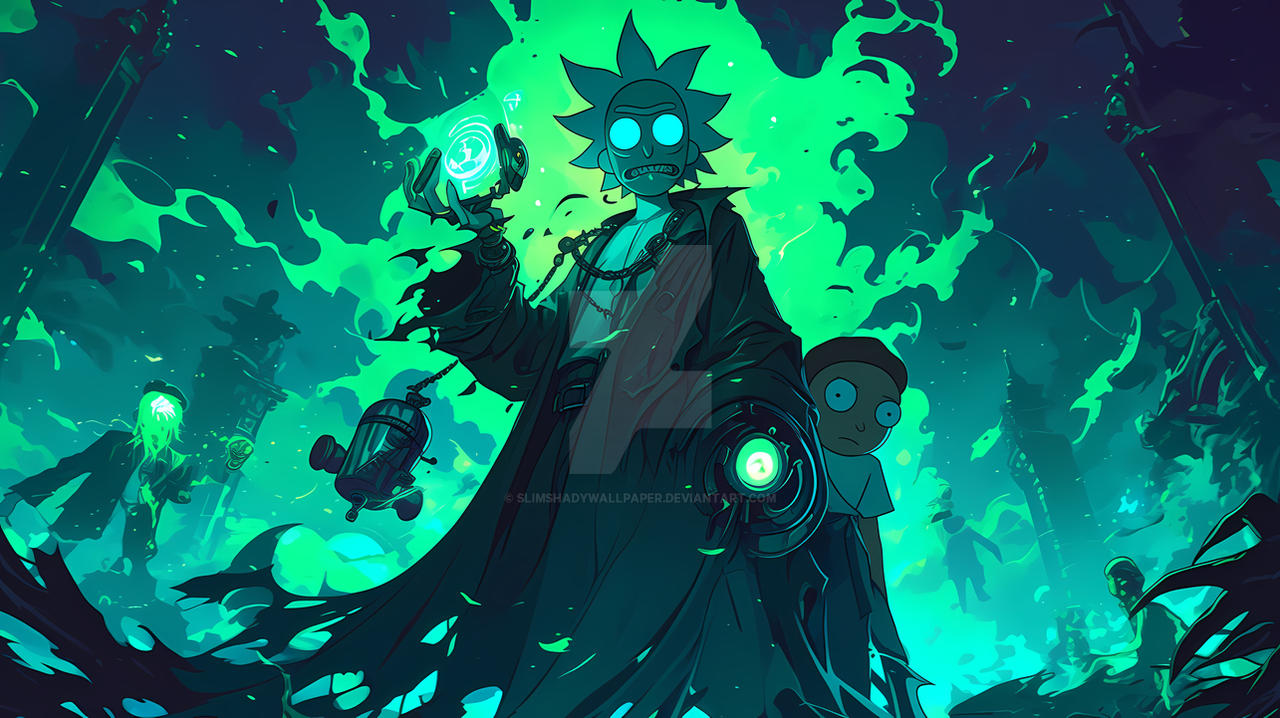 Wizard Rick Wizard Rick and Morty by SlimShadyWallpaper on DeviantArt