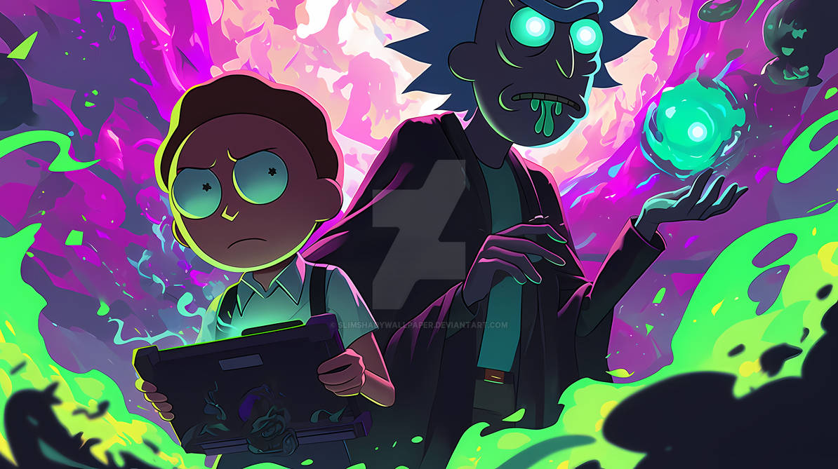 Wizard Rick Wizard Rick and Morty by SlimShadyWallpaper on DeviantArt