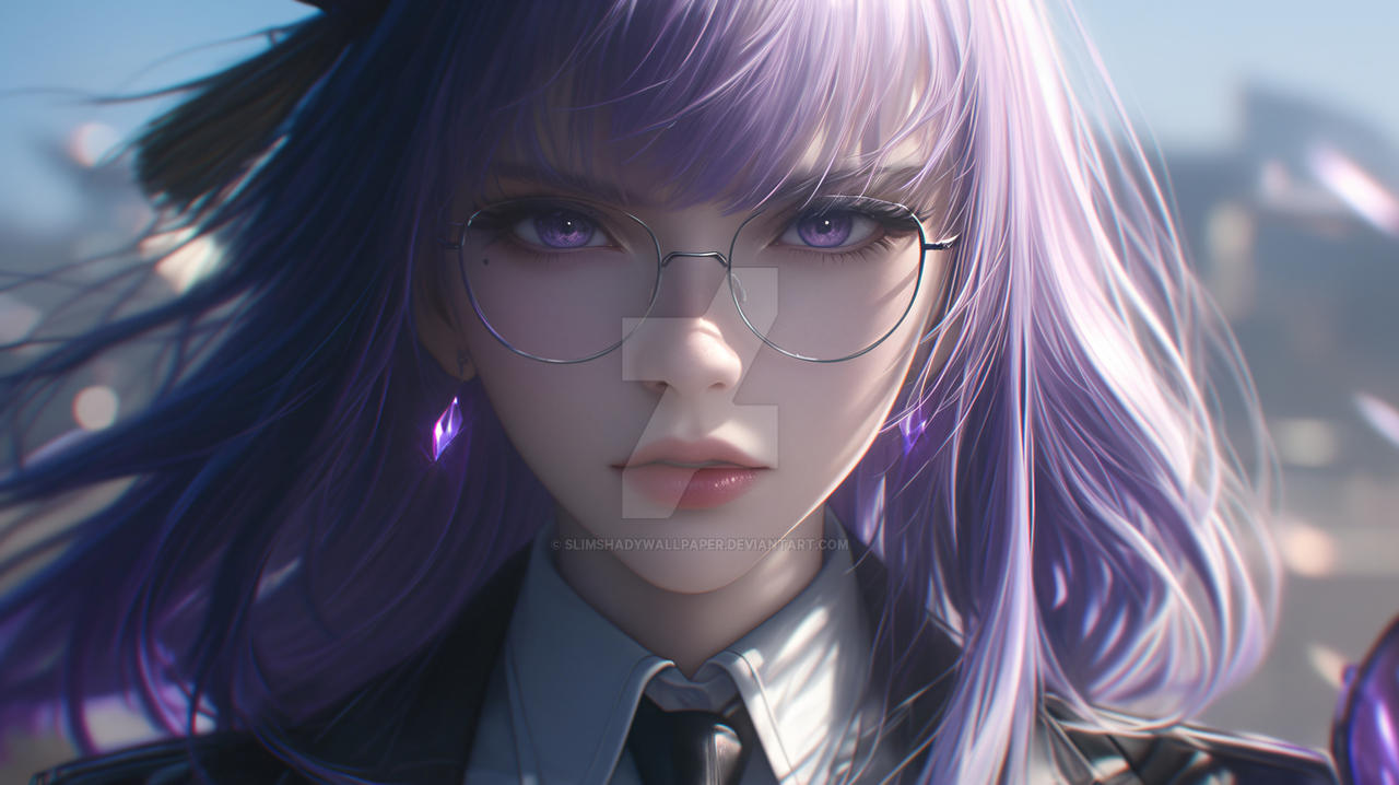 Raiden Shogun | Office Lady by SlimShadyWallpaper on DeviantArt