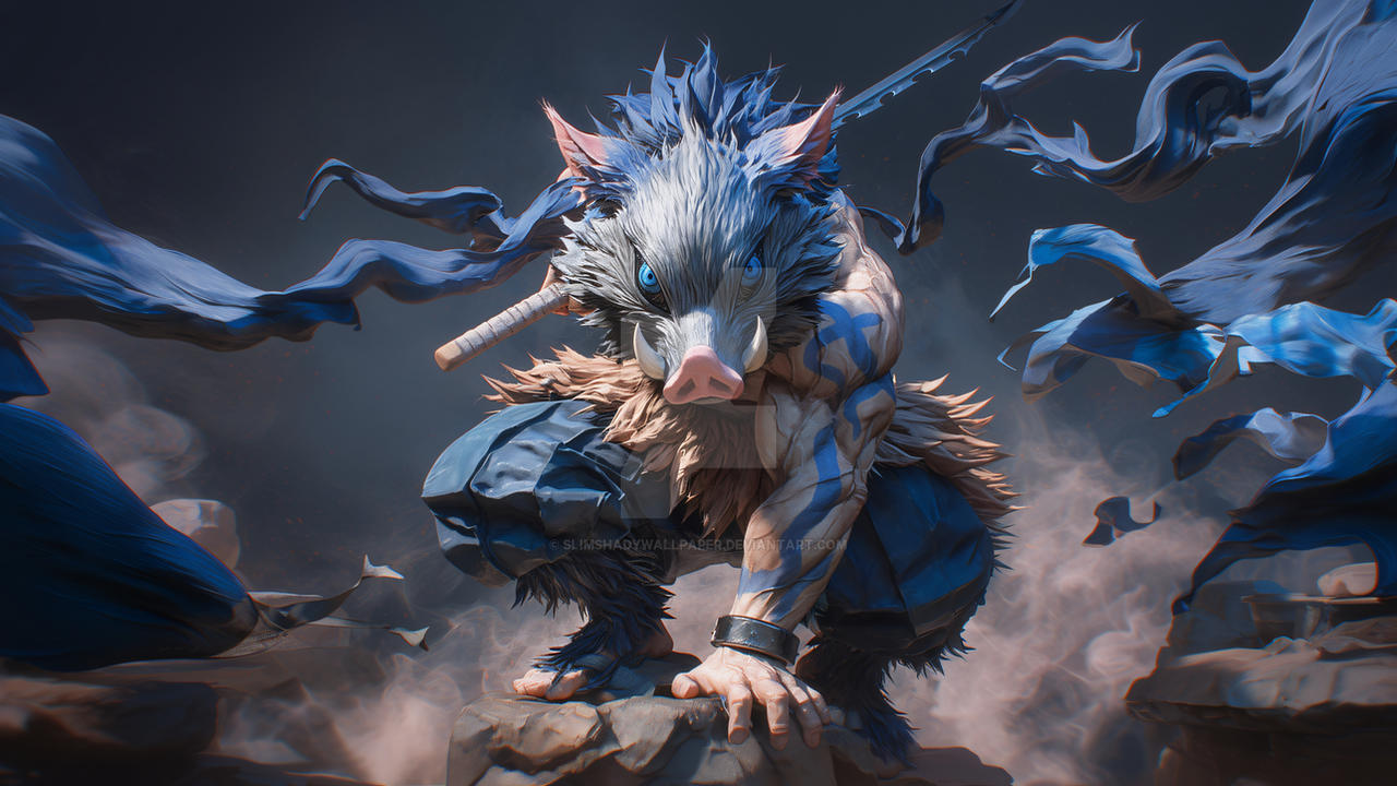 Inosuke Hashibira by SlimShadyWallpaper on DeviantArt