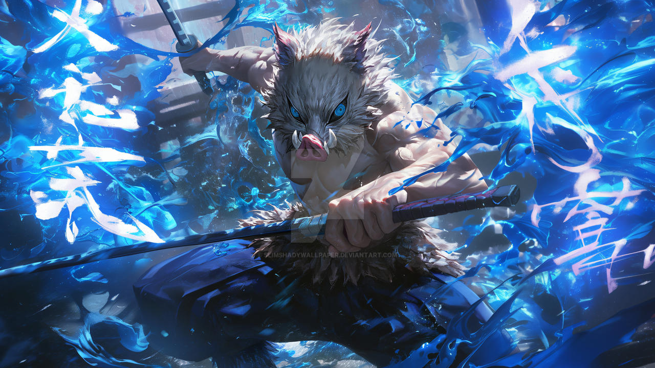 Inosuke W Rizz Inosuke Hashibira by SlimShadyWallpaper on DeviantArt