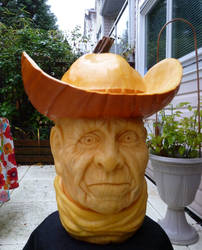 Cowboy Pumpkin Carving
