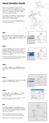 Lineart Extraction Tutorial