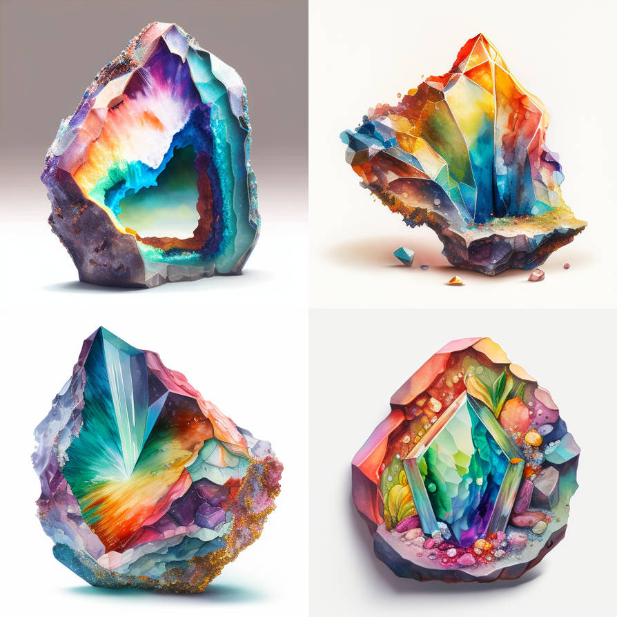 Geode Deviantart Rainbow Geode by xBadBoy4Life on DeviantArt