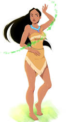 Pocahontas by Jungle-black