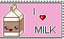 Free Stamp: I heart MILK