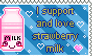 Free Stamp: Strawberry Milk