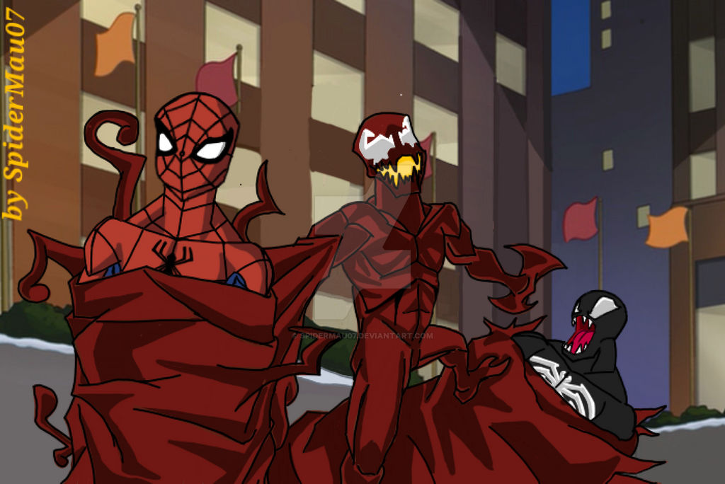 Spectacular Spider-Man Vs Carnage vs VeNoM by Spidermau07 on DeviantArt