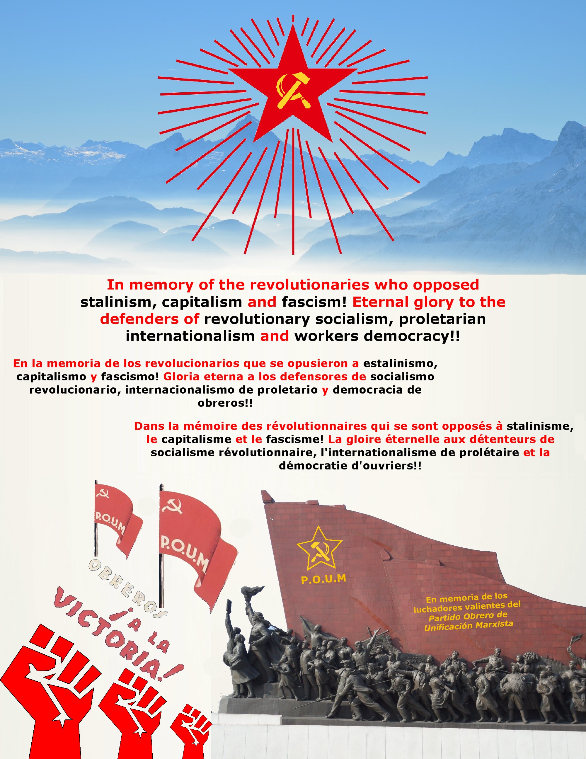 In memory of the revolutionary socialists