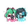 Miku and Black rock shooter