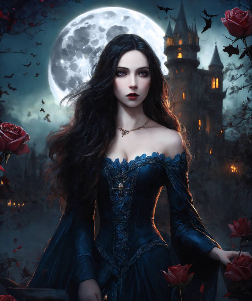 Dark lady 1 by OlgaKorneeva on DeviantArt