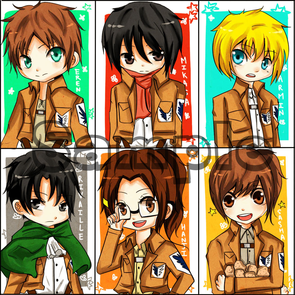 Attack On Titan Keychains