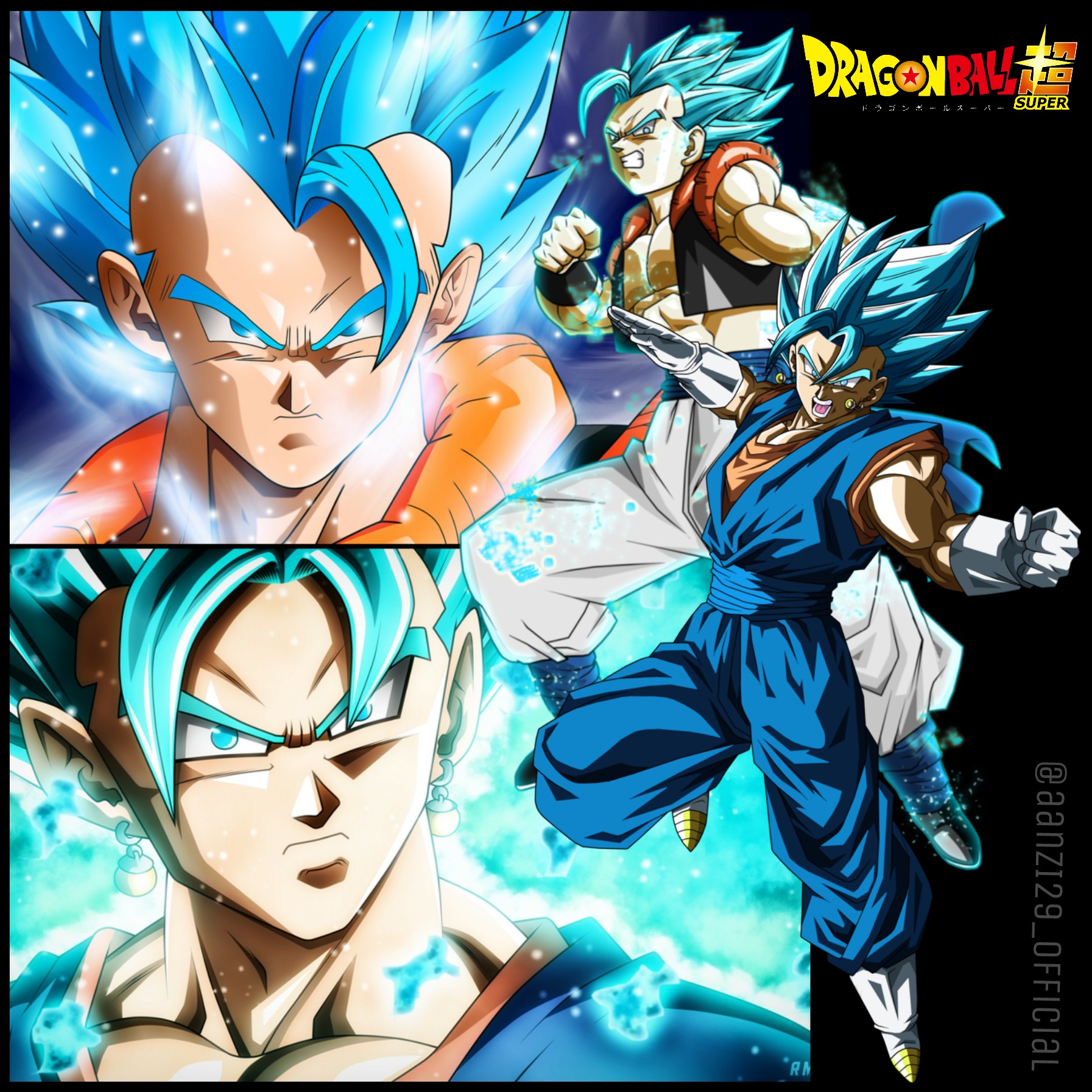 Fusion - Gogeta Blue - Vegito Blue by AlAnas2992 on DeviantArt