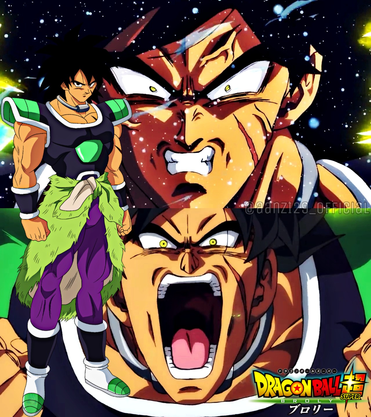 DBS Broly Movie Manga edition (VF) by AbdelkaderSokkah on DeviantArt