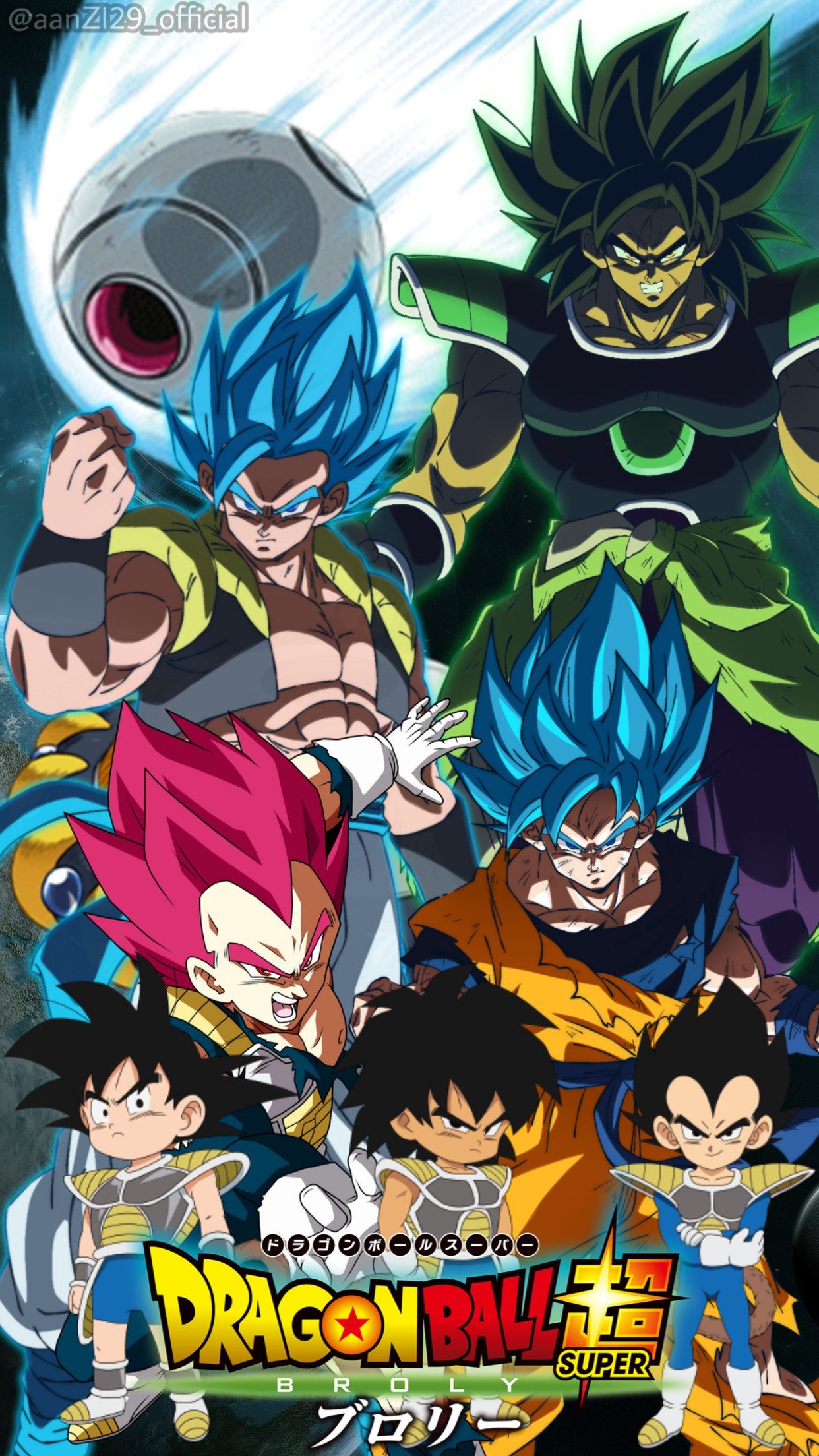 Broly Vegeta Goku by adb3388 on DeviantArt