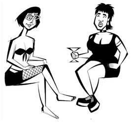 Goth Girl Commission WIP 1