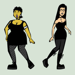 More Goth Girl Sample Art