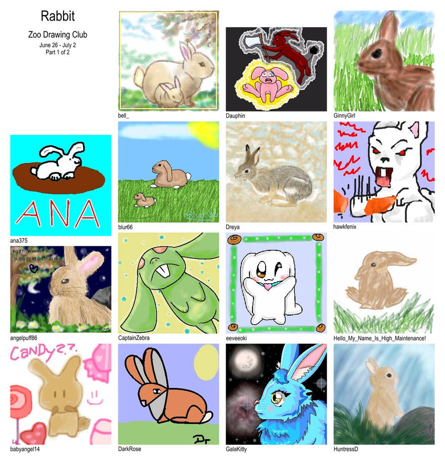 Zoo - Rabbit 1 by oekakicentral on DeviantArt