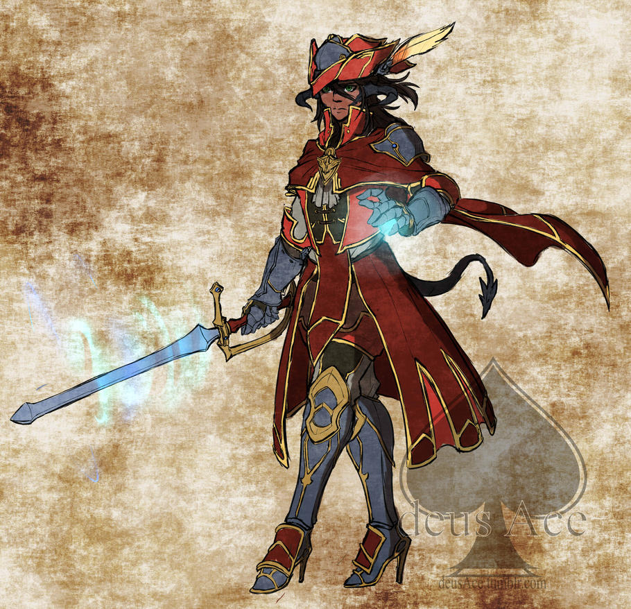 Red Mage Concept Art By DeusAce On DeviantArt.