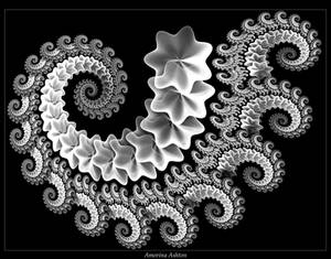 Silvery Star Spiral