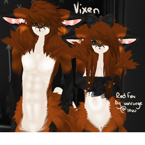 IMVU: Vixen The Red Fox Furry.