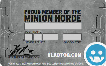 Vladimir Tod Minion ID Card