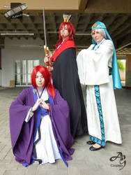 Kouen and his two advisors