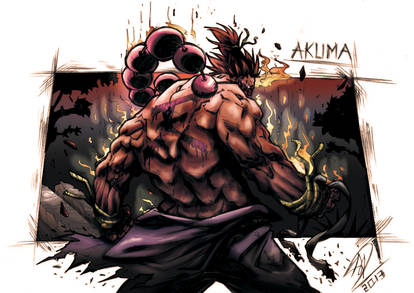 Akuma - The Satsui No Hadou. . .MESSATSU!!!Colour