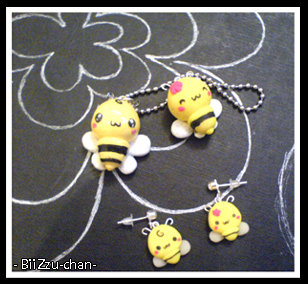 BiiZzu-chan Charms and Earring