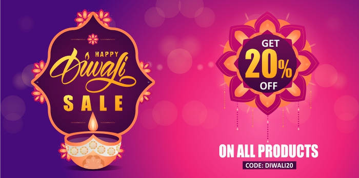 Big Diwali Sale 2021 Get 20% Off on All Products  