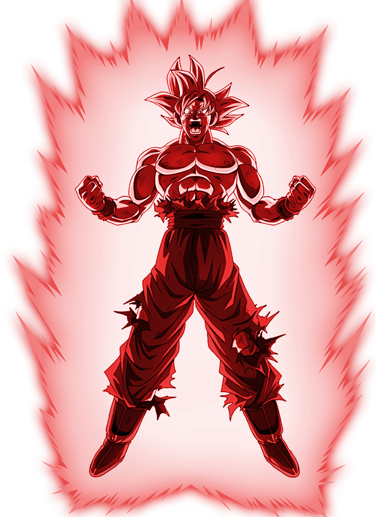 Goku Super Saiyan Blue Kaioken X100, HD Png Download, png download