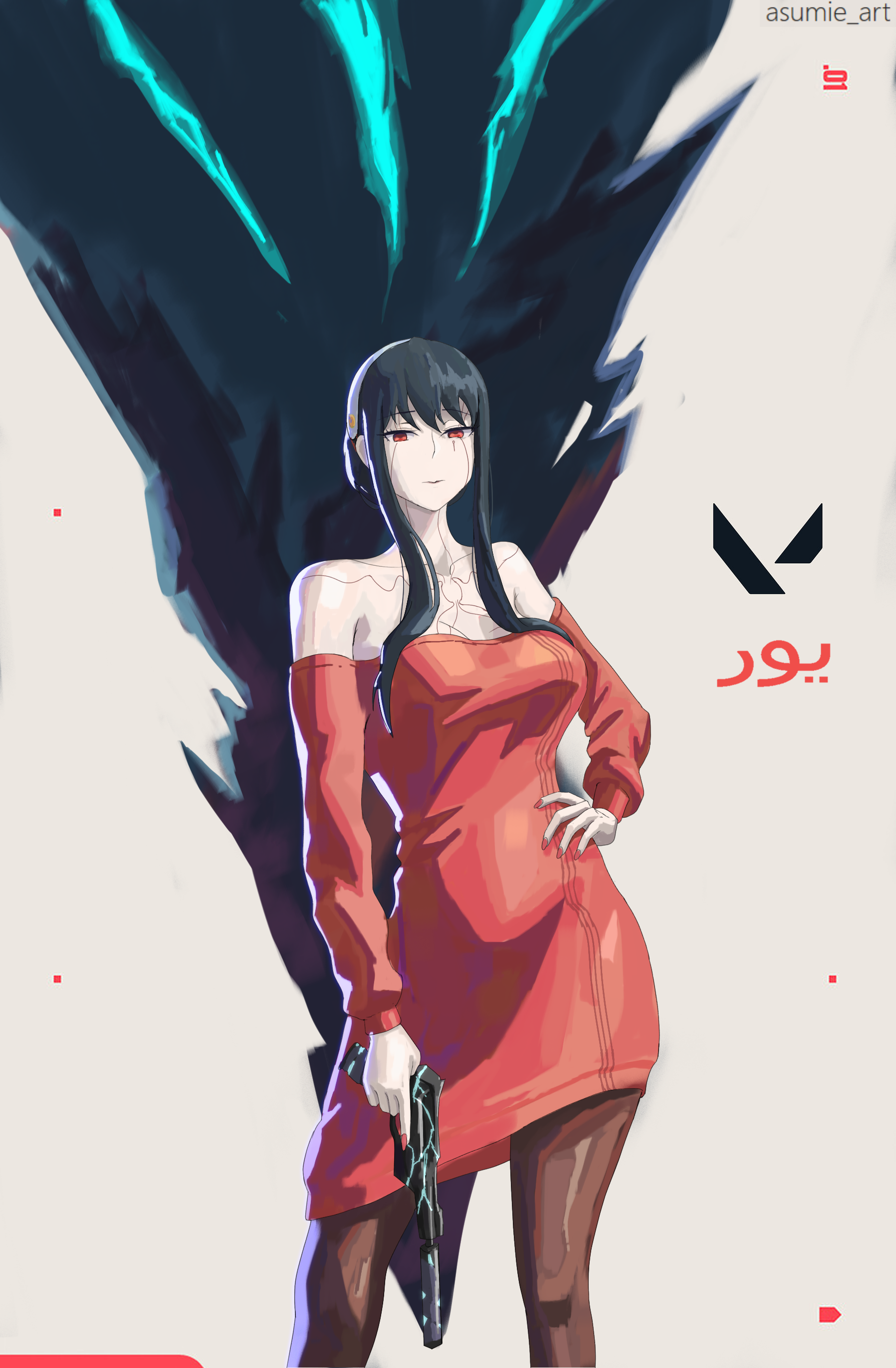 Yor Forger, Spy x Family, anime girls, fan art, anime