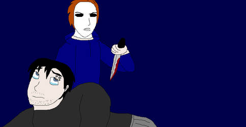 Michael Myers trying to kill Till Lindemann