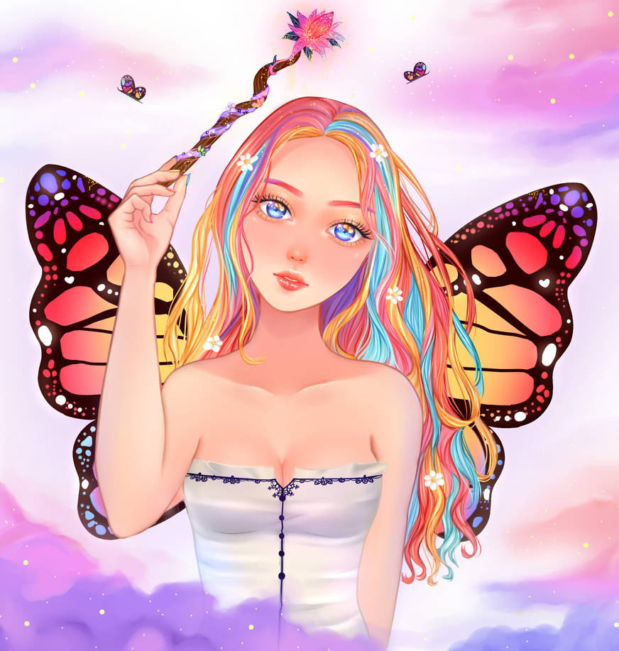 Butterfly Fairy by fairybuni
