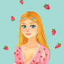 Princess Zelda in strawberry dress