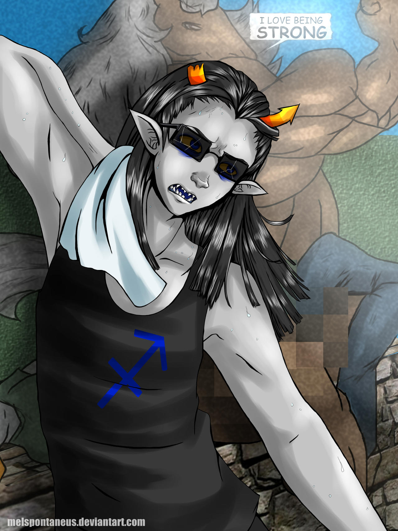 Homestuck - Equius Zahhak by MelSpontaneus on DeviantArt