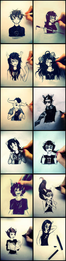 Homestuck - Playing with trolls c: