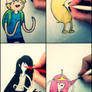 Playing with Adventure Time characters